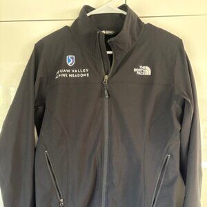 Women's North Face (Squaw Valley / Alpine Meadows) zip-up shell jacket - black
